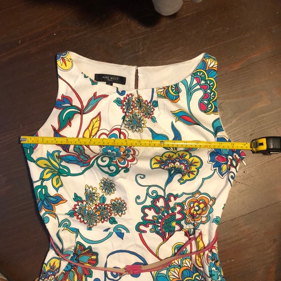 Nine West Dress with Pink Belt - Picture 5 of 5